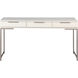 Rebel 59.25 X 23.75 inch Champagne Gold / Cream Desk